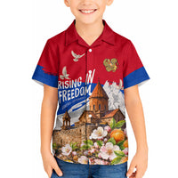 Personalized Armenia Heritage Hawaiian Shirt Ararat Monastery Rising In Freedom Patriotic Doves