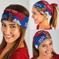 Personalized Armenia Heritage Neck Gaiter Ararat Monastery Rising In Freedom Patriotic Doves