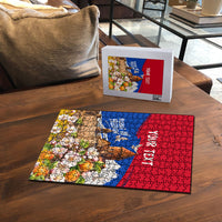 Personalized Armenia Heritage Puzzle Ararat Monastery Rising In Freedom Patriotic Doves