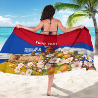 Personalized Armenia Heritage Sarong Ararat Monastery Rising In Freedom Patriotic Doves