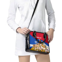 Personalized Armenia Heritage Shoulder Handbag Ararat Monastery Rising In Freedom Patriotic Doves