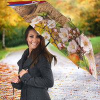 Personalized Armenia Heritage Umbrella Ararat Monastery Rising In Freedom Patriotic Doves