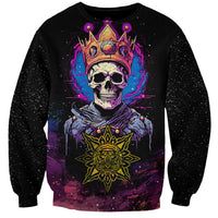 King Skeleton Sweatshirt I Do What I Want - Wonder Print Shop