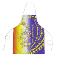 Campione d’Italia Apron with Yellow Purple Star Design and Town Crest - Wonder Print Shop