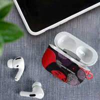 Zapatista Territories AirPods Case Mexico with EZLN Masked Face and Floral - Wonder Print Shop