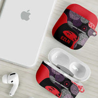 Zapatista Territories AirPods Case Mexico with EZLN Masked Face and Floral - Wonder Print Shop