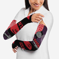 Zapatista Territories Arm Sleeves Mexico with EZLN Masked Face and Floral - Wonder Print Shop