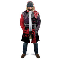 Zapatista Territories Cloak Mexico with EZLN Masked Face and Floral - Wonder Print Shop