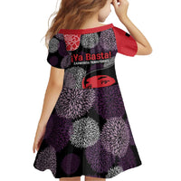 Zapatista Territories Family Matching Long Sleeve Bodycon Dress and Hawaiian Shirt Mexico with EZLN Masked Face and Floral - Wonder Print Shop