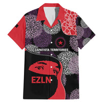 Zapatista Territories Family Matching Mermaid Dress and Hawaiian Shirt Mexico with EZLN Masked Face and Floral - Wonder Print Shop