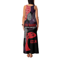 Zapatista Territories Family Matching Tank Maxi Dress and Hawaiian Shirt Mexico with EZLN Masked Face and Floral - Wonder Print Shop