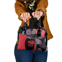 Zapatista Territories Shoulder Handbag Mexico with EZLN Masked Face and Floral - Wonder Print Shop