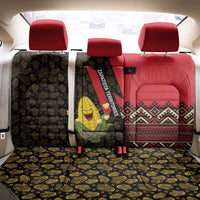 Zapatista Territories Back Car Seat Cover Mexico with Corn Graphic and Indigenous Pattern Semillas de Libertad - Wonder Print Shop
