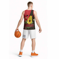 Zapatista Territories Basketball Jersey Mexico with Corn Graphic and Indigenous Pattern Semillas de Libertad - Wonder Print Shop
