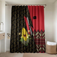 Zapatista Territories Bathroom Set Mexico with Corn Graphic and Indigenous Pattern Semillas de Libertad - Wonder Print Shop