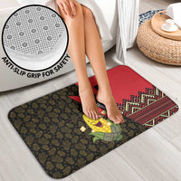 Zapatista Territories Bathroom Set Mexico with Corn Graphic and Indigenous Pattern Semillas de Libertad - Wonder Print Shop