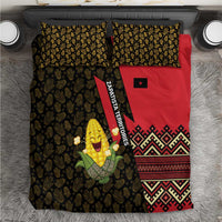 Zapatista Territories Bedding Set Mexico with Corn Graphic and Indigenous Pattern Semillas de Libertad - Wonder Print Shop