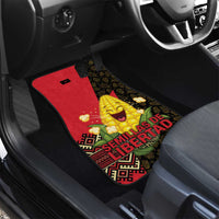 Zapatista Territories Car Mats Mexico with Corn Graphic and Indigenous Pattern Semillas de Libertad - Wonder Print Shop