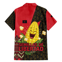 Zapatista Territories Family Matching Mermaid Dress and Hawaiian Shirt Mexico with Corn Graphic and Indigenous Pattern Semillas de Libertad - Wonder Print Shop