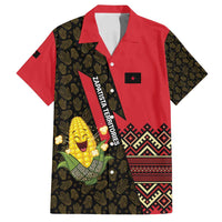 Zapatista Territories Family Matching Puletasi and Hawaiian Shirt Mexico with Corn Graphic and Indigenous Pattern Semillas de Libertad - Wonder Print Shop