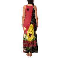 Zapatista Territories Family Matching Tank Maxi Dress and Hawaiian Shirt Mexico with Corn Graphic and Indigenous Pattern Semillas de Libertad - Wonder Print Shop