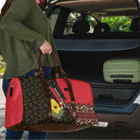 Zapatista Territories Travel Bag Mexico with Corn Graphic and Indigenous Pattern Semillas de Libertad - Wonder Print Shop