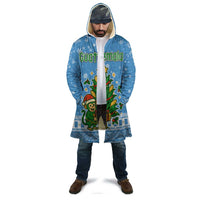 Guatemala Christmas Cloak with Blue Christmas Monkey Tree Snowman and Snowflake - Wonder Print Shop