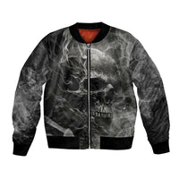 Hello Darkness My Old Friend Skull Bomber Jacket - Wonder Print Shop