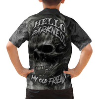 Hello Darkness My Old Friend Skull Hawaiian Shirt - Wonder Print Shop