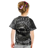 Hello Darkness My Old Friend Skull Kid T Shirt - Wonder Print Shop