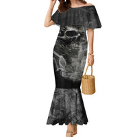Hello Darkness My Old Friend Skull Mermaid Dress - Wonder Print Shop