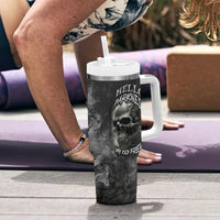 Hello Darkness My Old Friend Skull Tumbler With Handle - Wonder Print Shop