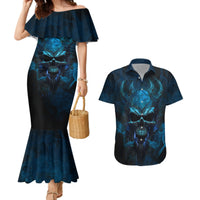 If You Treat Me Like And Option I'll Leave You Like A Choice Couples Matching Mermaid Dress and Hawaiian Shirt - Wonder Print Shop
