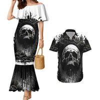 If I Stand Alone I Know I'm With Someone I Can Trust Skull Couples Matching Mermaid Dress and Hawaiian Shirt - Wonder Print Shop