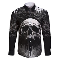 If I Stand Alone I Know I'm With Someone I Can Trust Skull Family Matching Long Sleeve Bodycon Dress and Hawaiian Shirt - Wonder Print Shop