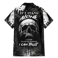 If I Stand Alone I Know I'm With Someone I Can Trust Skull Family Matching Mermaid Dress and Hawaiian Shirt - Wonder Print Shop