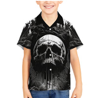 If I Stand Alone I Know I'm With Someone I Can Trust Skull Family Matching Mermaid Dress and Hawaiian Shirt - Wonder Print Shop