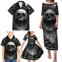 If I Stand Alone I Know I'm With Someone I Can Trust Skull Family Matching Puletasi Dress and Hawaiian Shirt - Wonder Print Shop