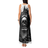 If I Stand Alone I Know I'm With Someone I Can Trust Skull Tank Maxi Dress - Wonder Print Shop