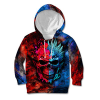 Be Careful Skull Kid Hoodie - Wonder Print Shop