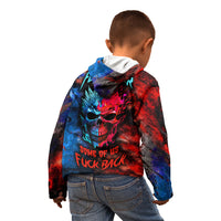 Be Careful Skull Kid Hoodie - Wonder Print Shop