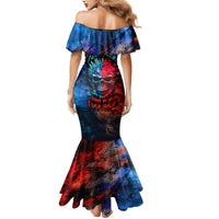 Be Careful Skull Mermaid Dress - Wonder Print Shop