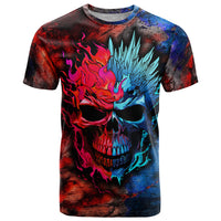 Be Careful Skull T Shirt - Wonder Print Shop