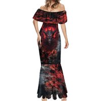 I Can Fix Stupid But It's Gonna Hurt Skull Mermaid Dress - Wonder Print Shop