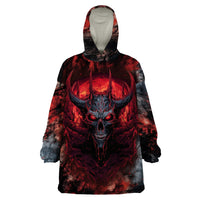 I Can Fix Stupid But It's Gonna Hurt Skull Wearable Blanket Hoodie - Wonder Print Shop