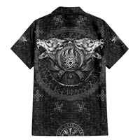Viking Family Matching Mermaid Dress and Hawaiian Shirt Norse Wolf and Bearclaw Fusion - Wonder Print Shop