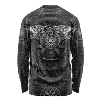 Viking Long Sleeve Shirt Norse Wolf and Bearclaw Fusion - Wonder Print Shop