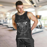 Viking Men Tank Top Norse Wolf and Bearclaw Fusion - Wonder Print Shop