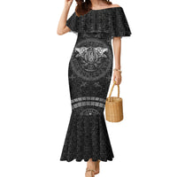 Viking Mermaid Dress Norse Wolf and Bearclaw Fusion - Wonder Print Shop