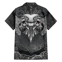 Until Valhalla Viking Skull Family Matching Short Sleeve Bodycon Dress and Hawaiian Shirt - Wonder Print Shop